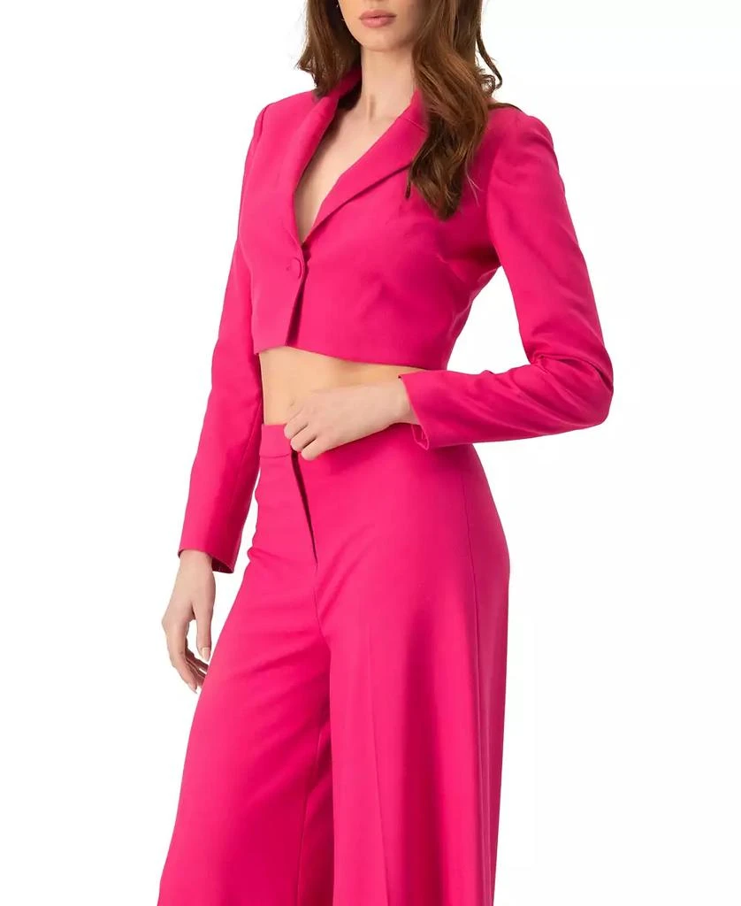 Ivonne Women
s Short Bolero Jacket with Single Front Button 3