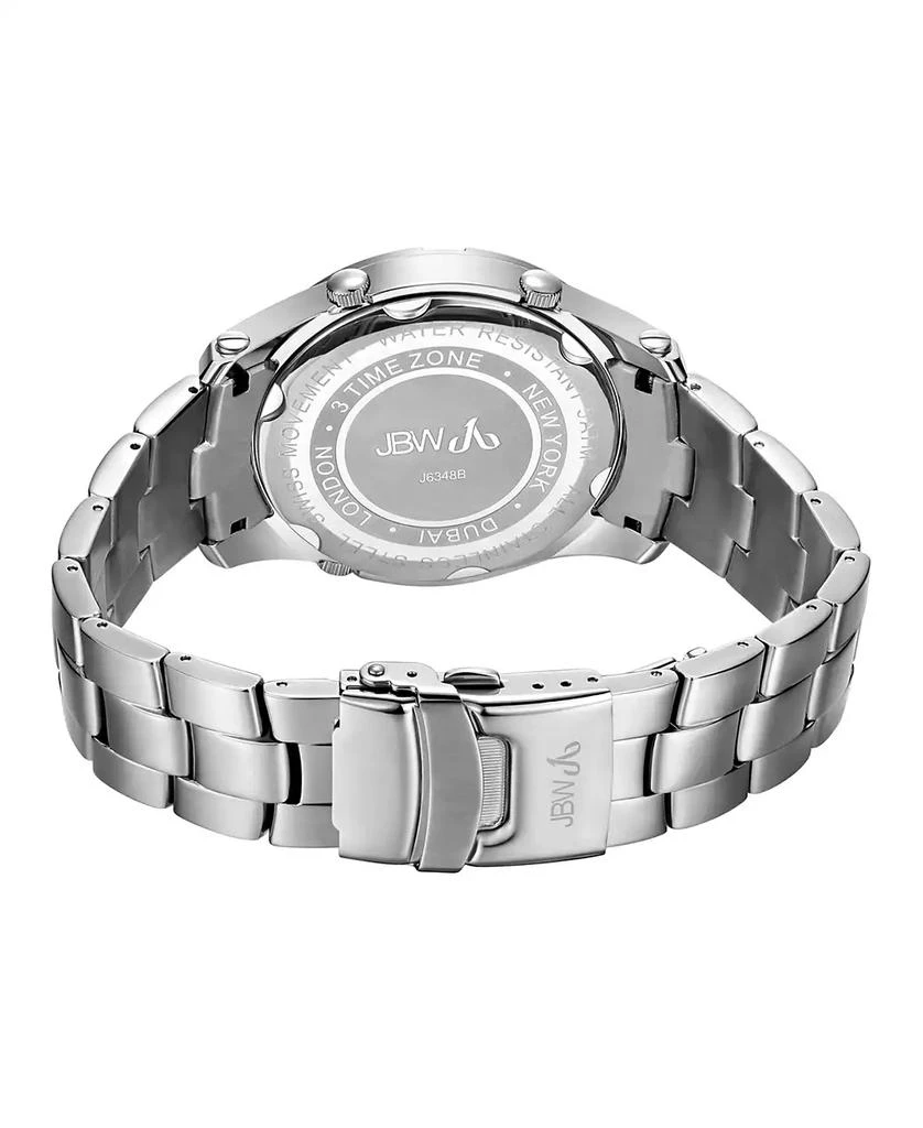 Jbw Men's Jet Setter III Diamond (1 ct.t.w.) Stainless Steel Watch 2