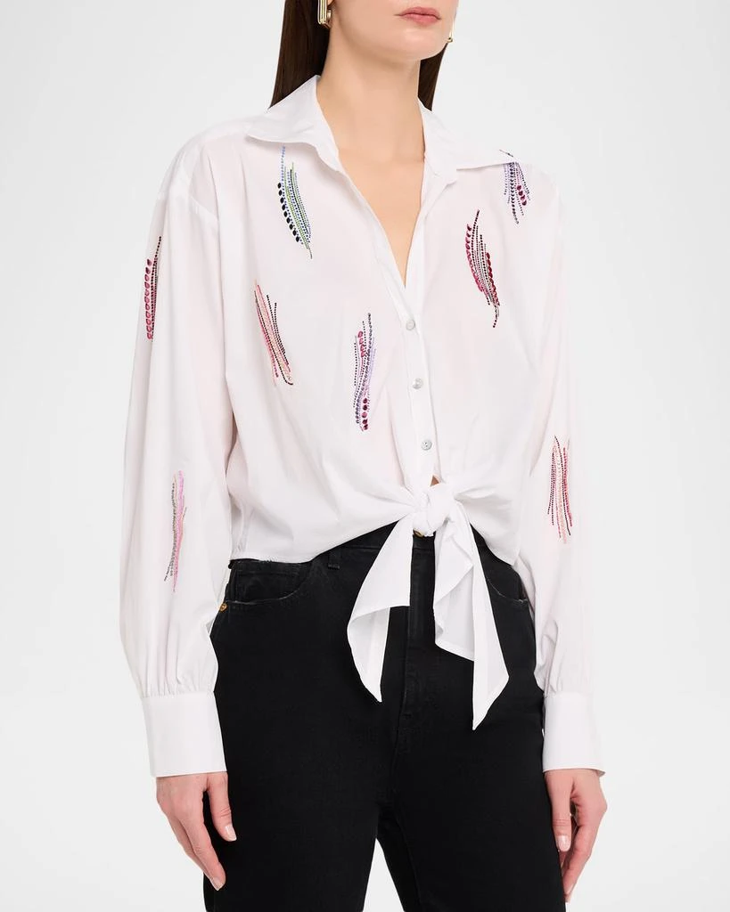 Cinq a Sept Marianna Paillette Whirl Top 4