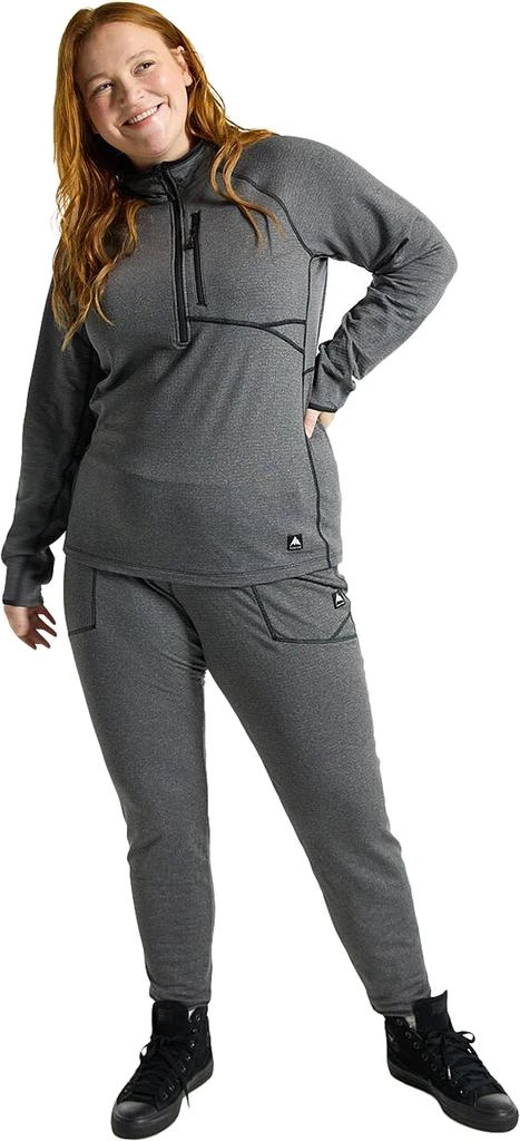 Burton Stockrun Grid Half-Zip Fleece Sweatshirt - Women
s 4
