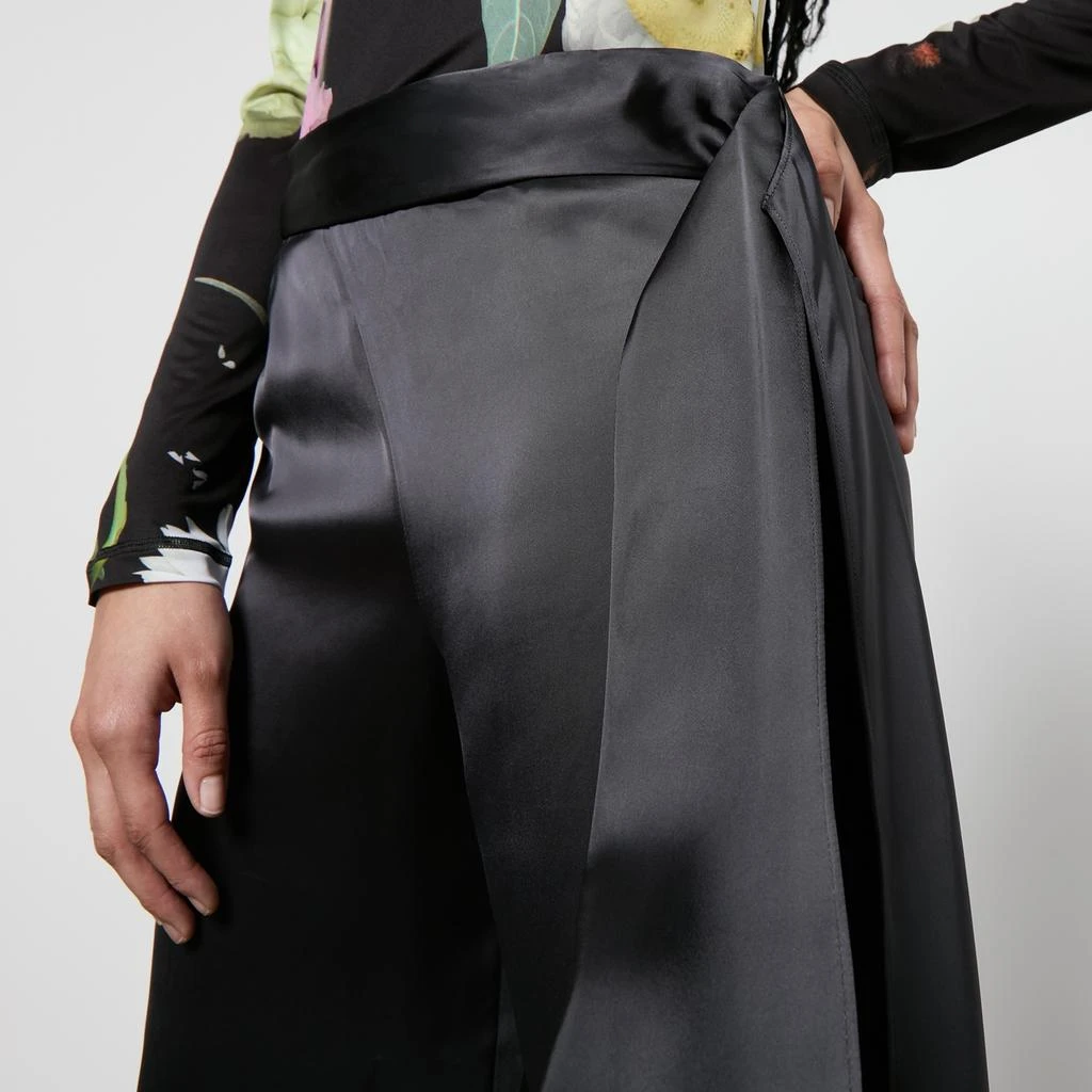 Stine Goya Gracie Satin Wide-Leg Trousers 4