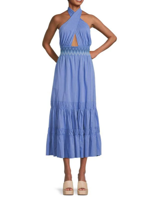 MISA Karolina Halter Midi Dress 1
