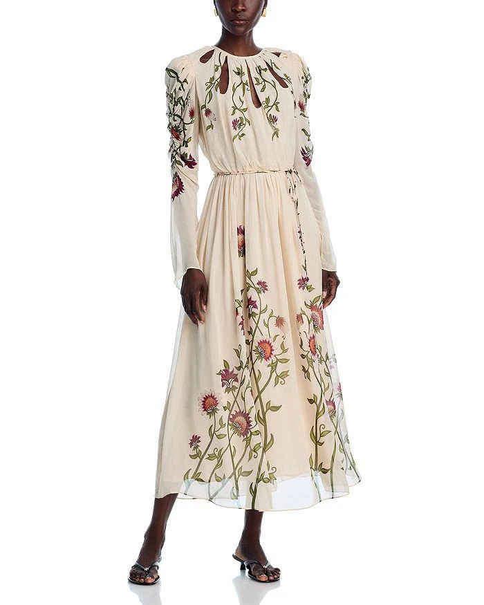 knee length dresses for ladies Romantic Silk & Organic Cotton Maxi Dress main image 1