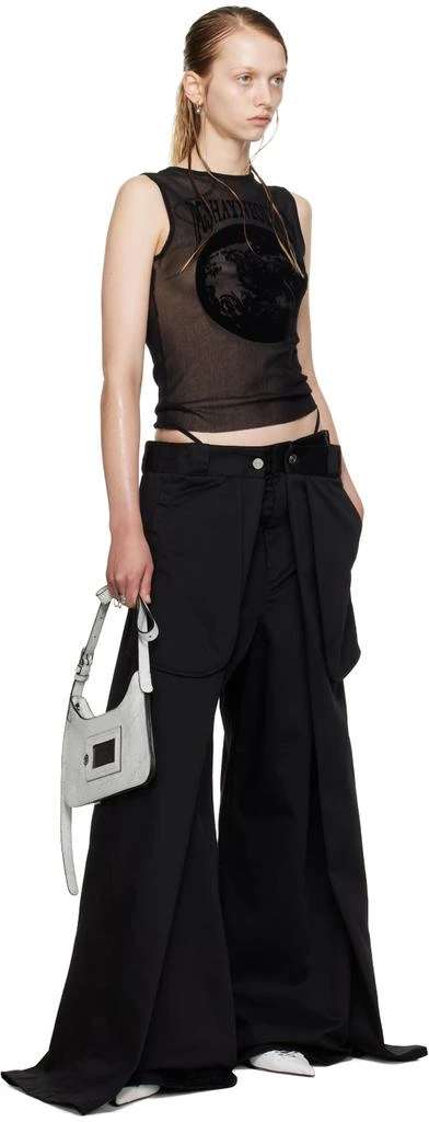 Jean Paul Gaultier Black Shayne Oliver Edition 'The Wrap' Trousers 5