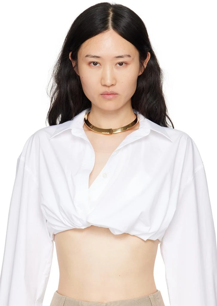 JACQUEMUS Gold 'Le Collier J' Choker 2