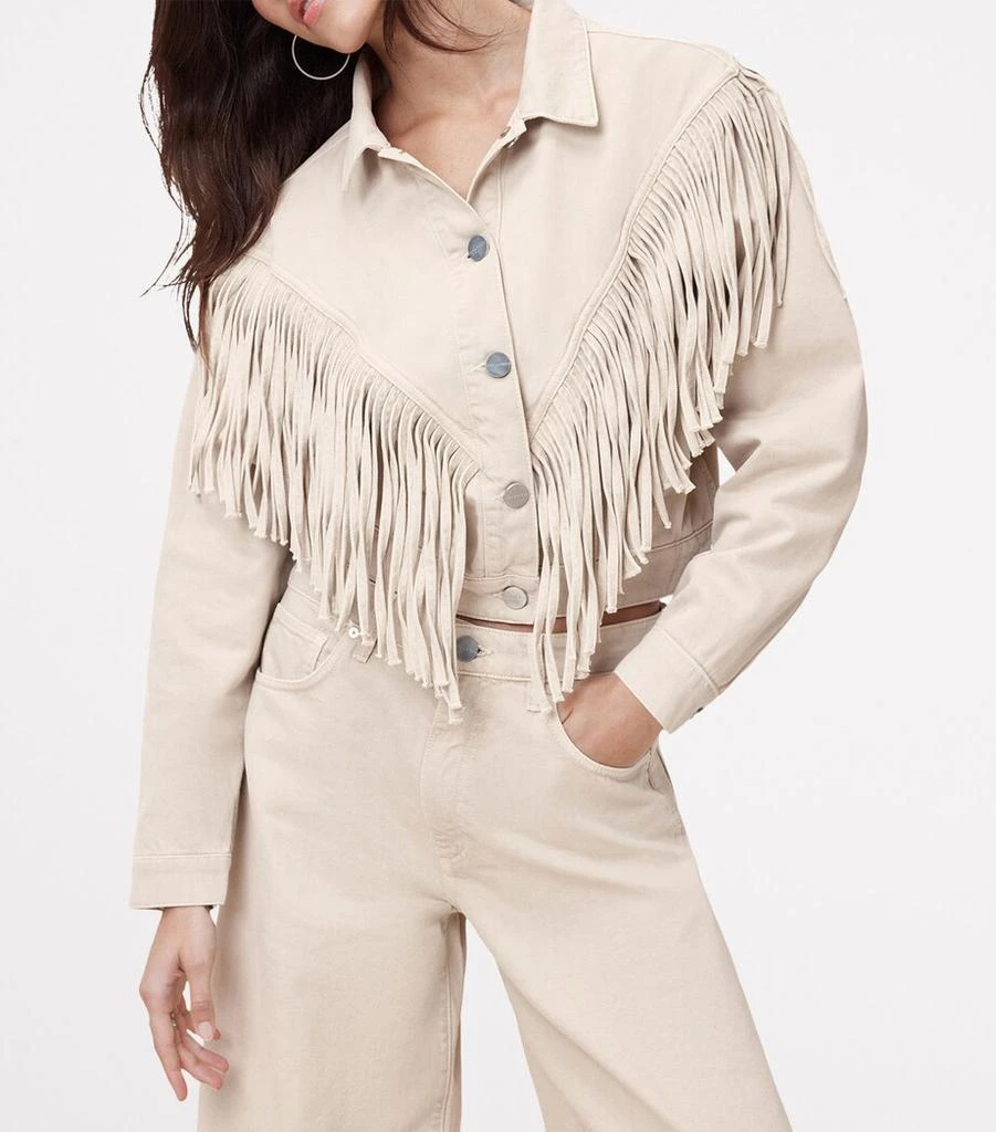 ALL SAINTS Cotton Fringe Marlene Jacket 4