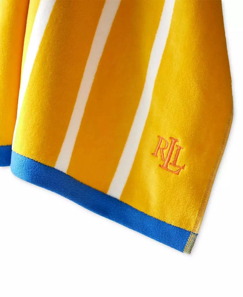 Ralph Lauren Theo Cotton Beach Towel, 66" x 35" 3