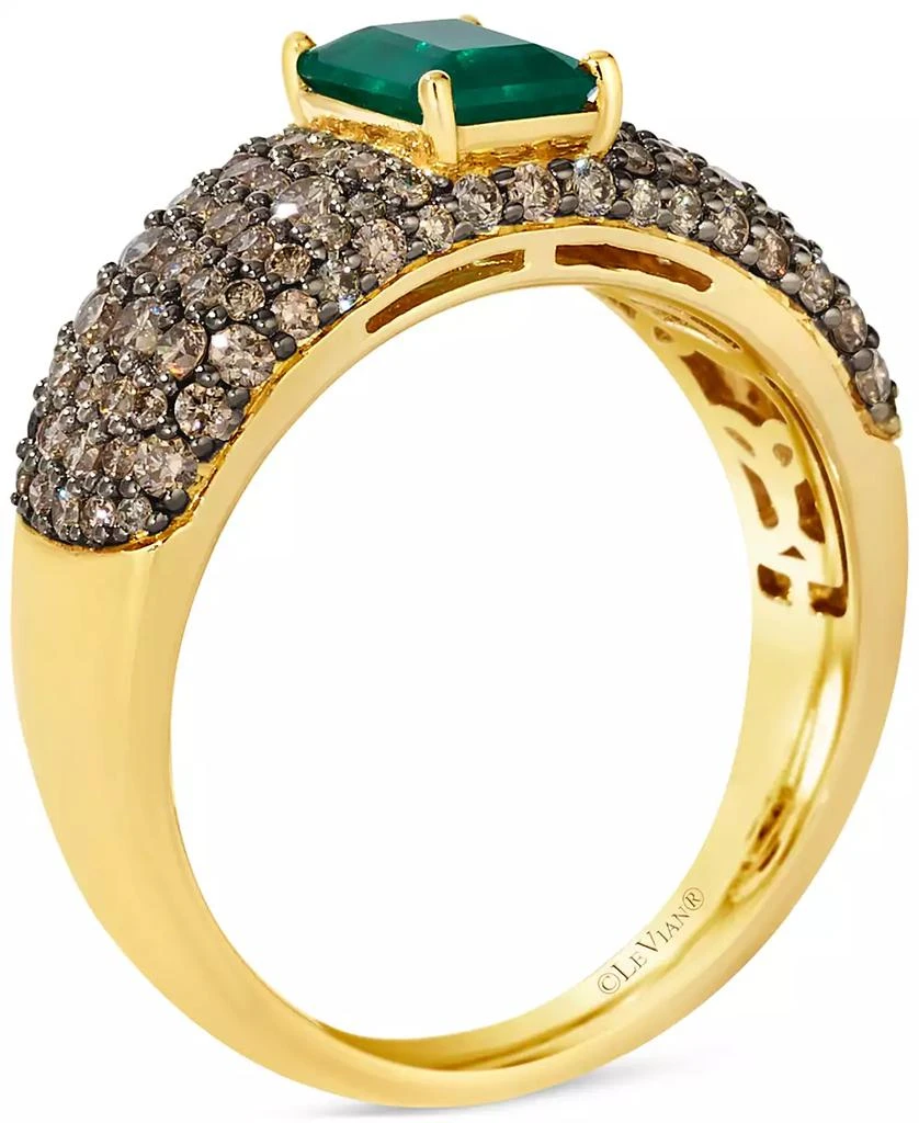 Le Vian Emerald (5/8 ct. t.w.)
Chocolate Diamond (1 ct. t.w.) Ring in 14k Honey Gold 2
