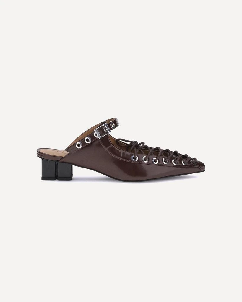 Ganni Oleatex laced Mules 3