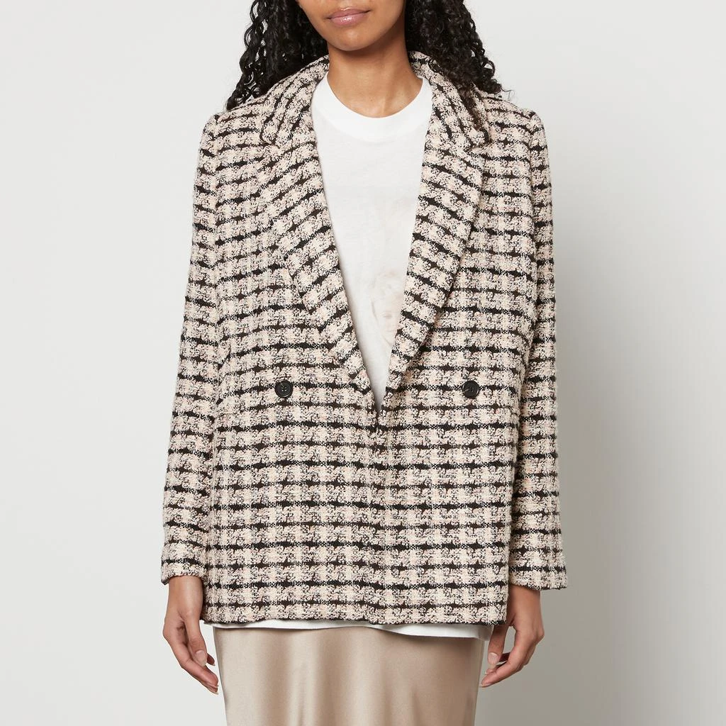 ANINE BING Diana Tweed Double-Breasted Blazer 1