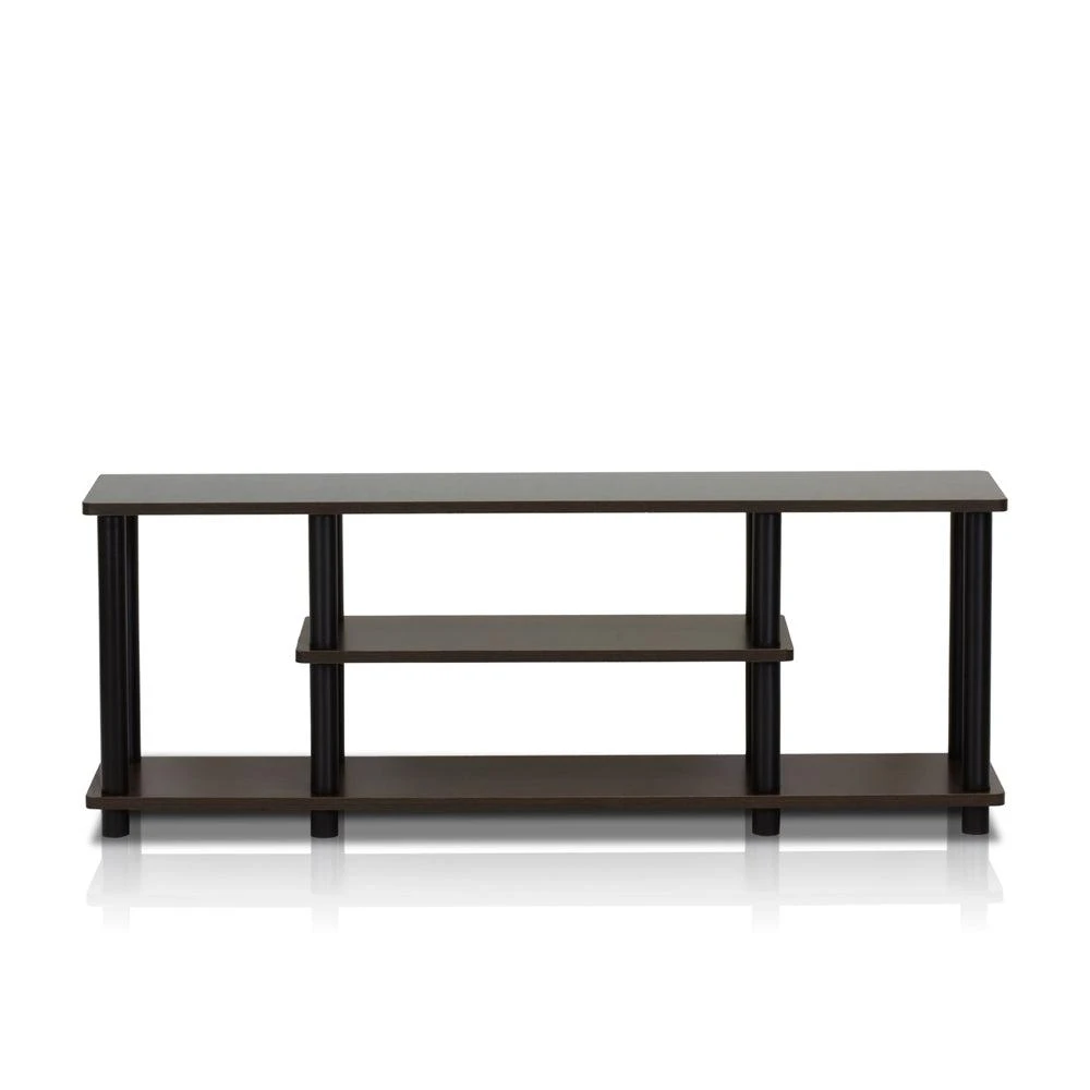 Furinno Turn-N-Tube No Tools 3-Tier Entertainment TV Stands 1