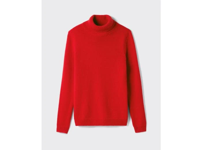 Eric Bompard Pull col roulé - Femme - GARNET