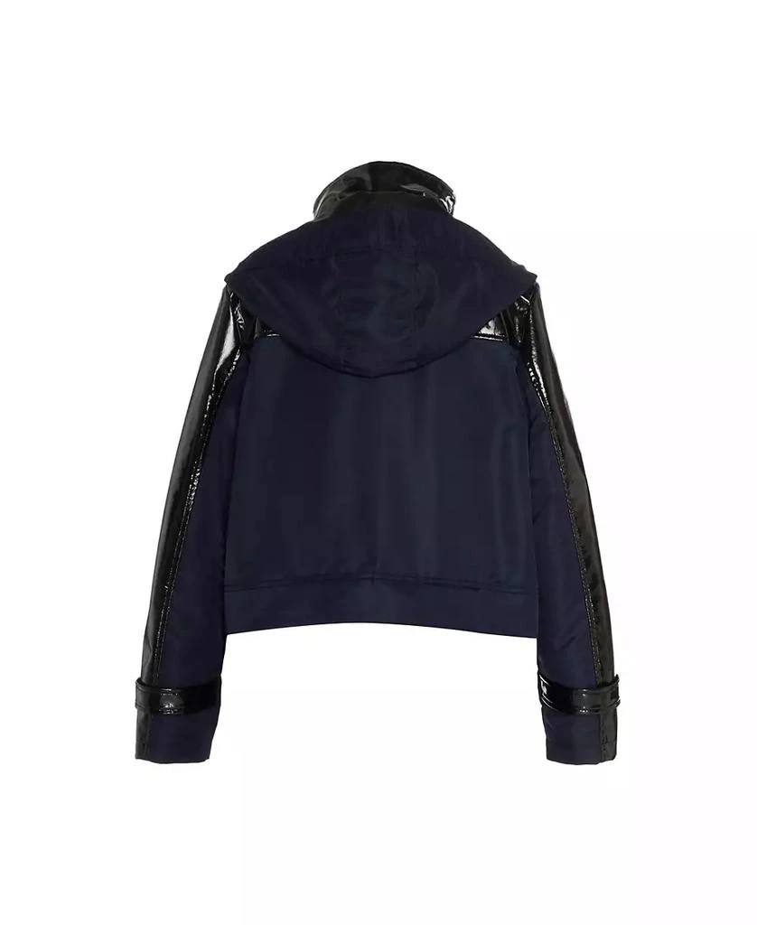 CAALO Women
s Water-Resistant Cropped Raincoat 5