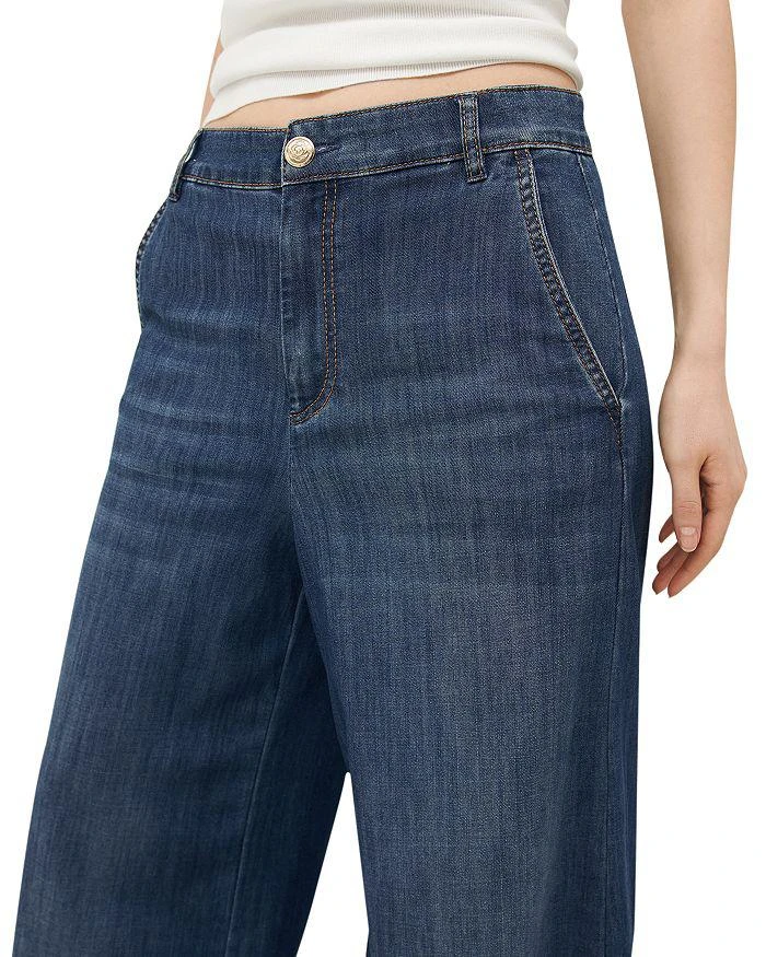 Marella Wide Leg Jeans in Blue Jeans 4