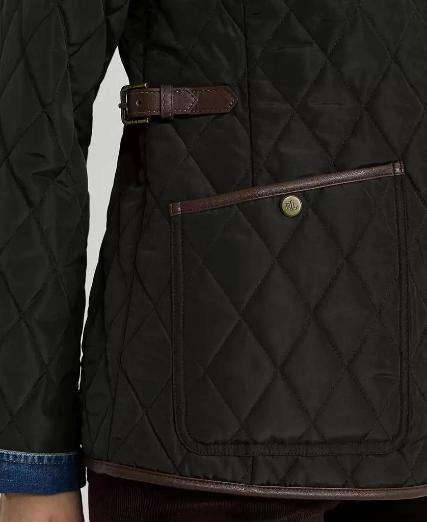 Ralph Lauren Women's Quilted Velboa-Lined Coat 4