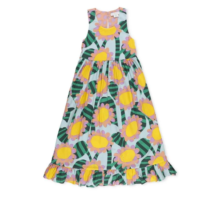 Stella McCartney Kids Floral Printed Sleeveless Dress 1