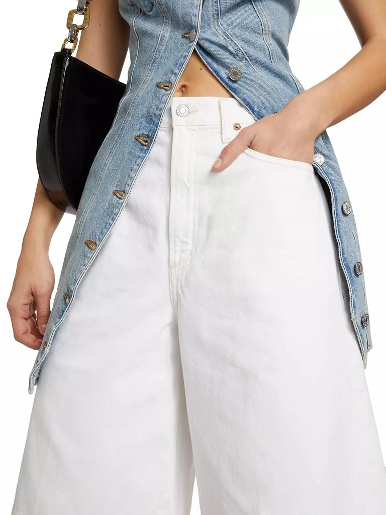 AGOLDE Nolan Cotton Flare Shorts 6