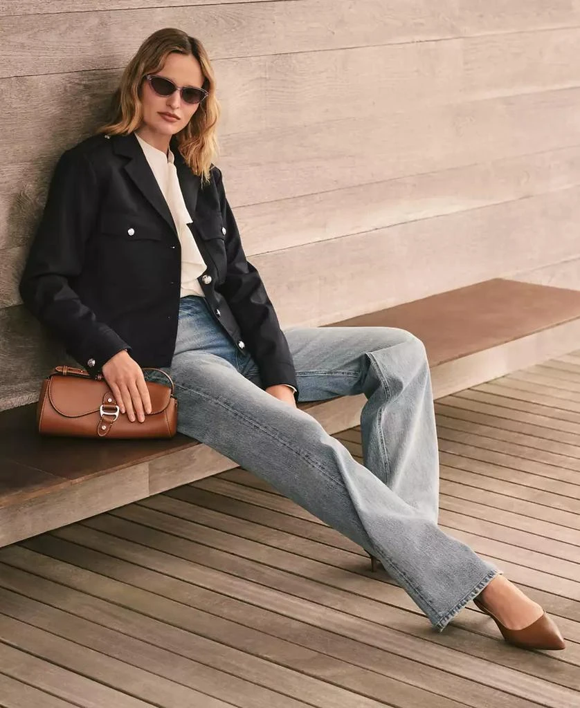 Ralph Lauren Leather Medium Tasha East-West Bag 9