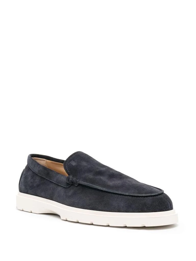 Tod's Tod'S Suede Leather Loafers 2