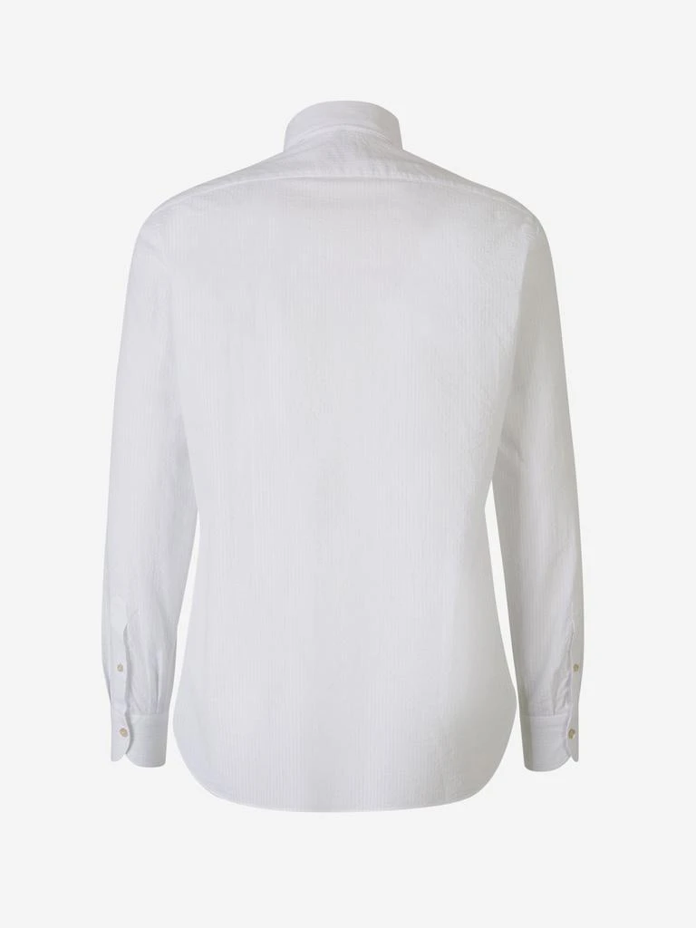 Luigi Borrelli Luigi Borrelli Textured Cotton Dress Shirt 2