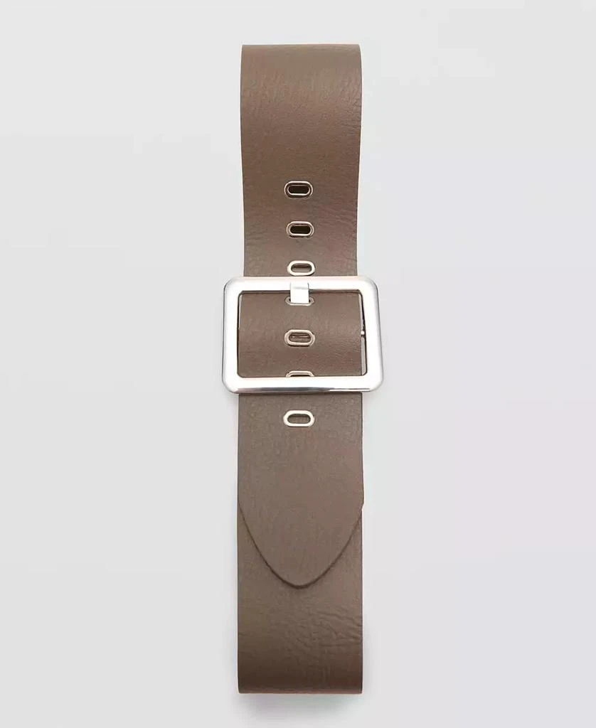 Mango Women's Wide Leather Belt 2