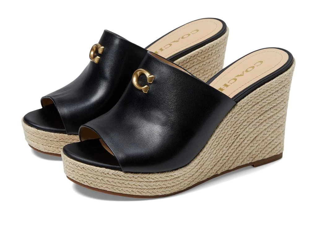 Coach Gloria Leather Wedge 1