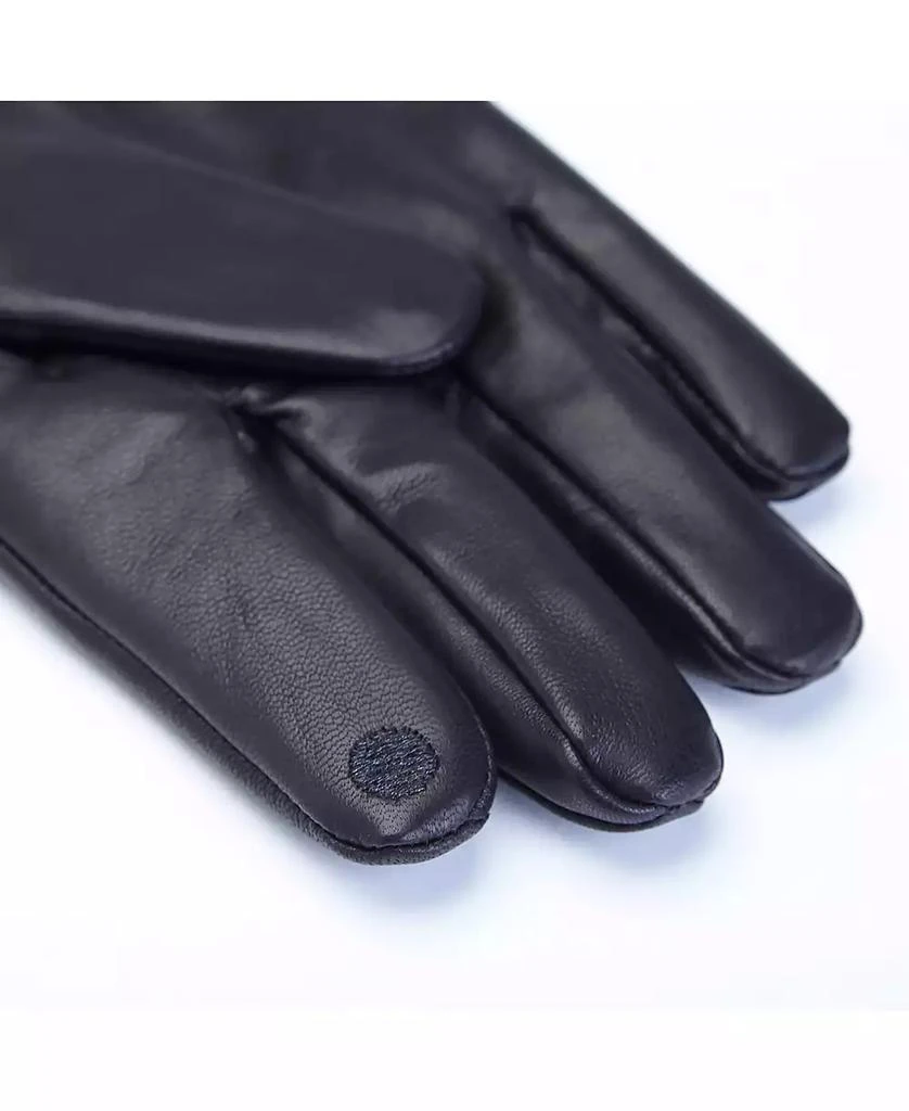 ROYCE New York Lambskin Men's Touchscreen Cashmere Gloves 2