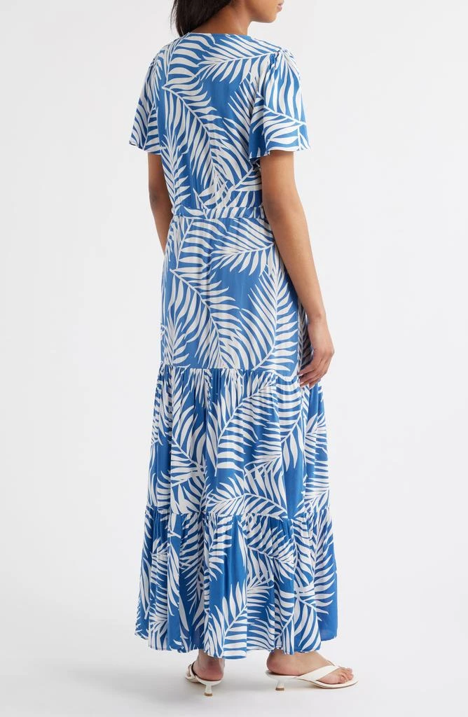 Vince Camuto Palm Print Tiered Maxi Dress 2