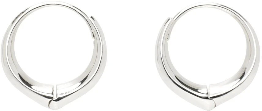 Sophie Buhai Silver Hellenic Hoop Earrings 1