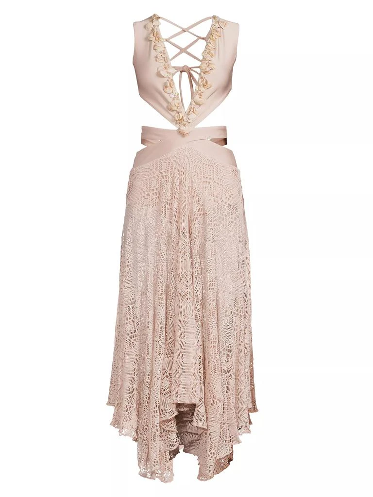 PatBO Seashell Plunge Beach Dress 1