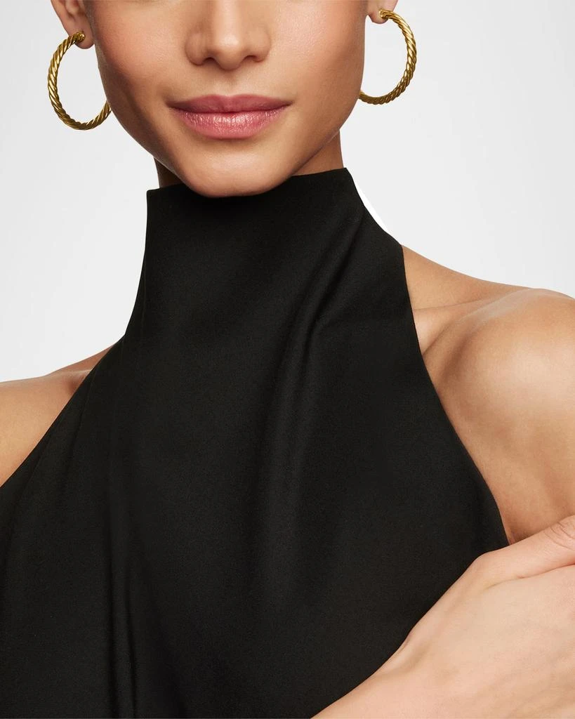 David Yurman Sculpted Cable Hoop Earrings in 18K Yellow Gold 2