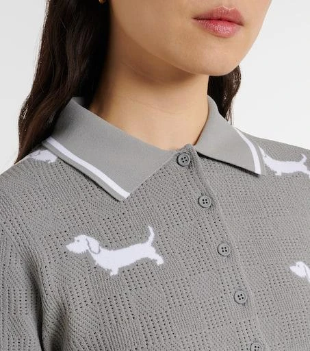Thom Browne 4-Bar polo shirt 4