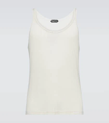 Tom Ford Pointelle silk tank top 1