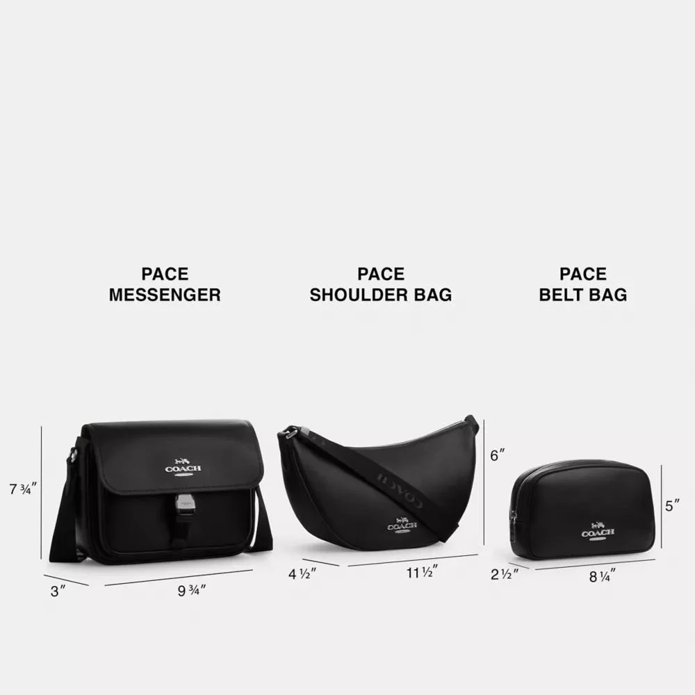 Coach Pace Shoulder Bag In Signature Canvas 6