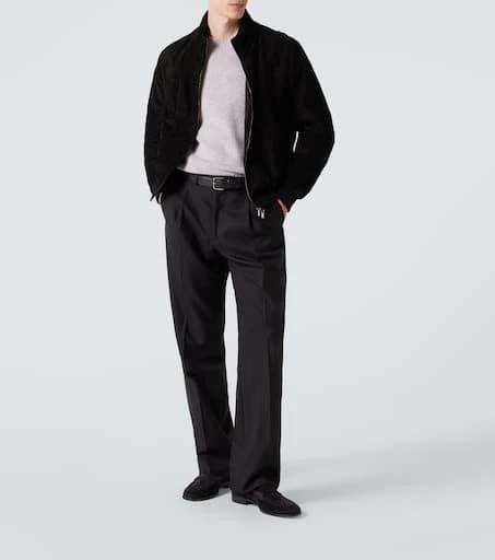 Gianvito Rossi George suede penny loafers 2