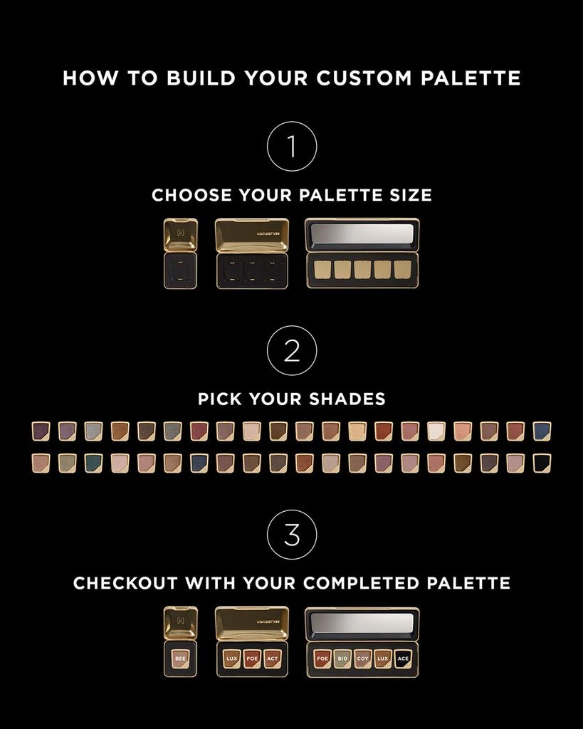 Hourglass Cosmetics Curator Three-Pan Palette 3