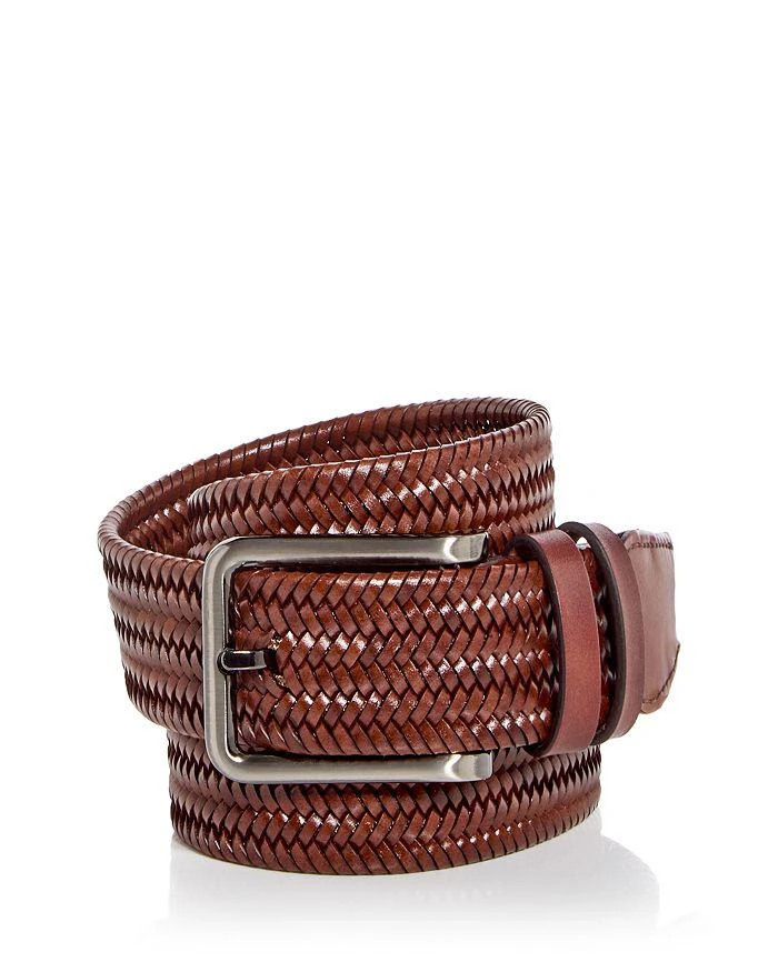Magnanni Astoria Woven Stretch Leather Belt 1