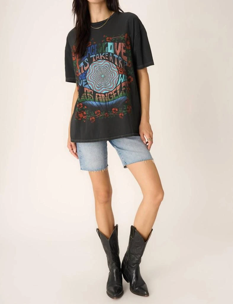 Project Social T Project Social T - PEACE AND LOVE RELAX T SHIRT 1
