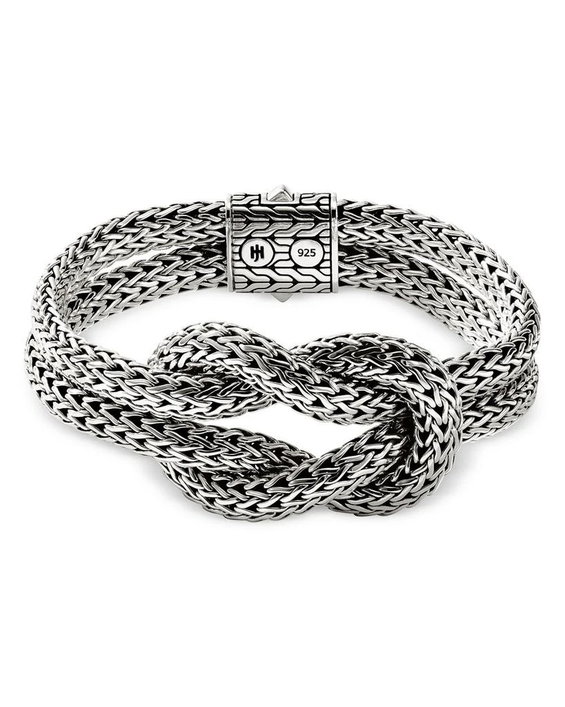 John Hardy Sterling Silver Classic Chain Love Knot Woven Link Bracelet 1