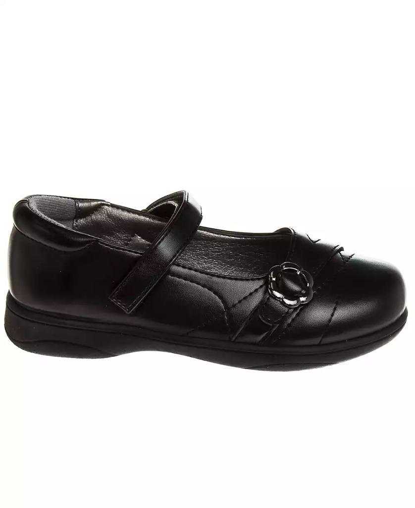 French Toast Little Girls School Hook and Loop Closure Shoes