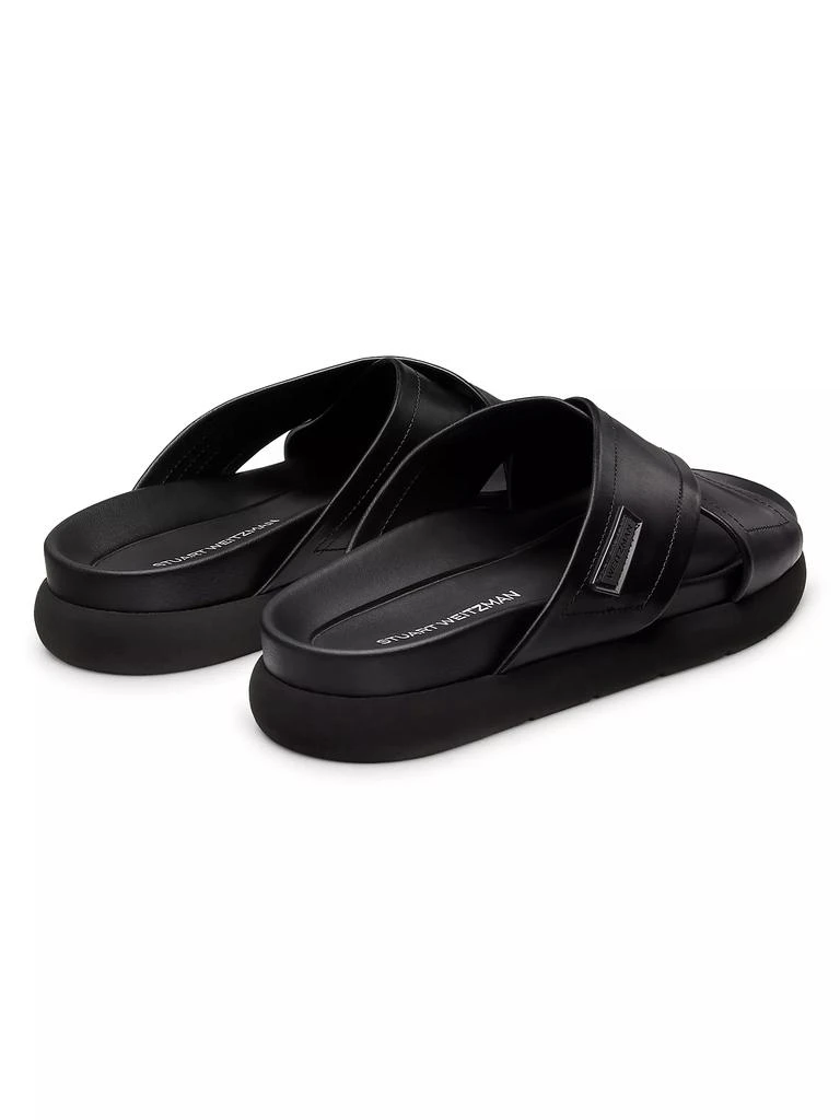 Stuart Weitzman SW Flex Leather Sport Slides 3
