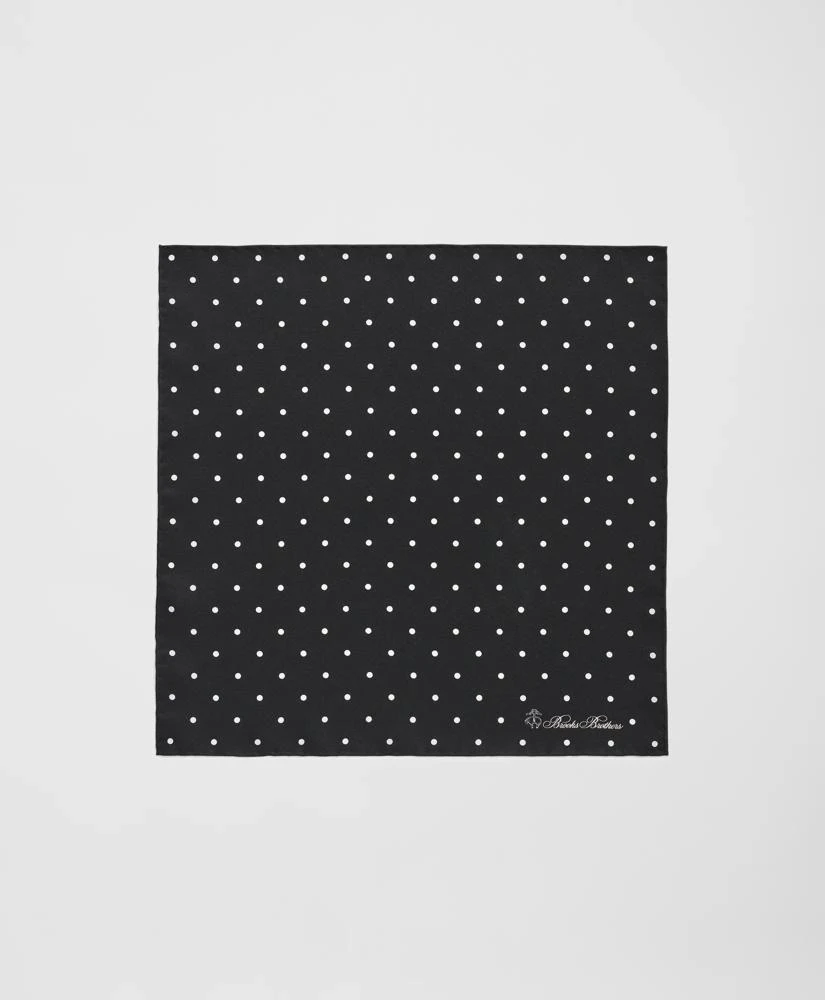 Brooks Brothers Small Dot Silk Pocket Square 2