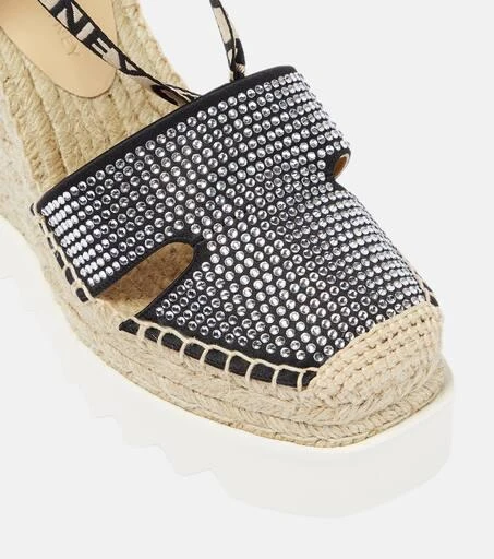 Stella McCartney Embellished espadrille wedges 6