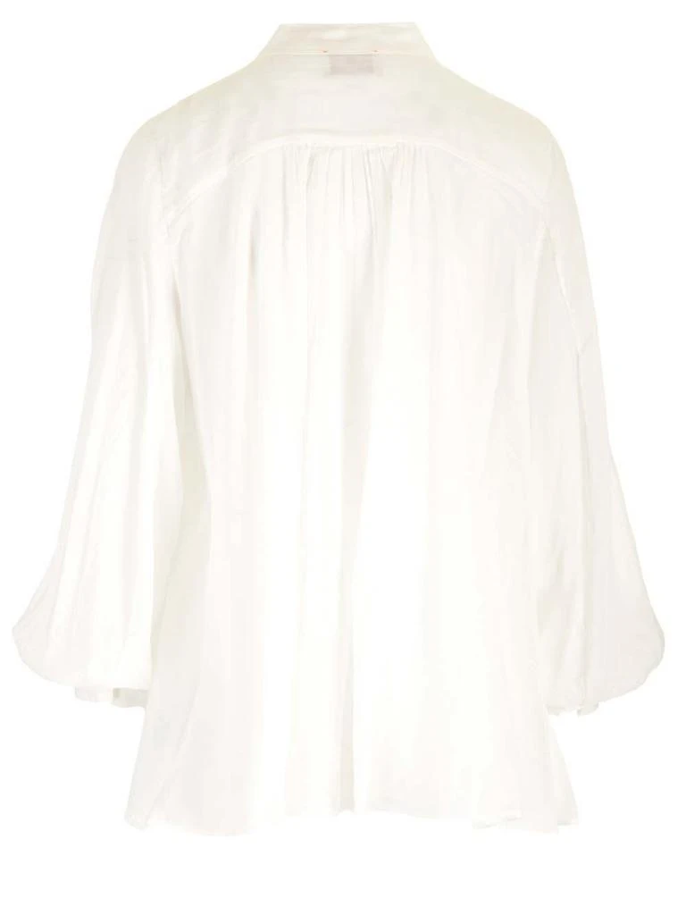 FORTE_FORTE Voile Bohemian-style Shirt 2
