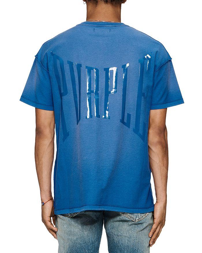 Purple Brand Cotton Textured Inside Out Graphic Tee