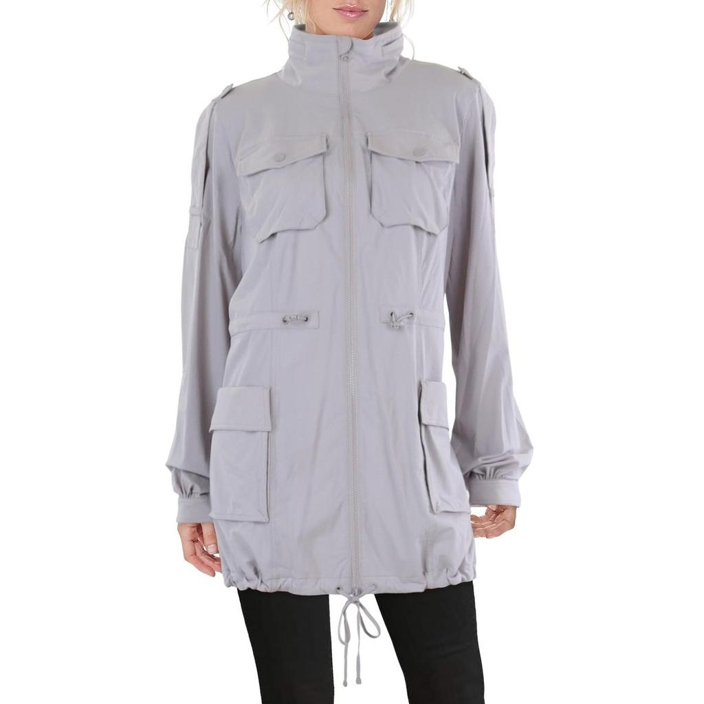 Blanc Noir Womens Utility Hidden Hood Anorak Jacket