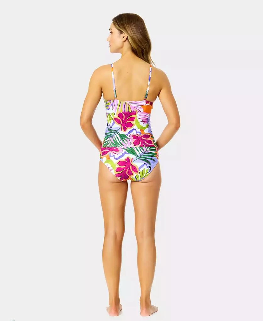 Anne Cole Women's Printed Underwired V-Neck Tankini 2