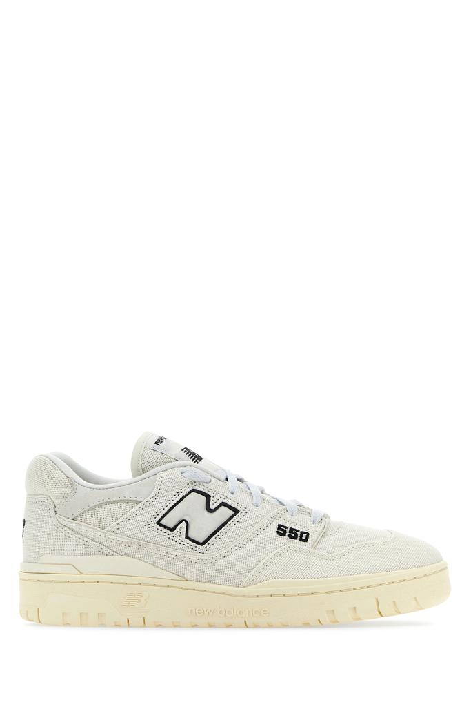 New Balance Ivory canvas 550 sneakers