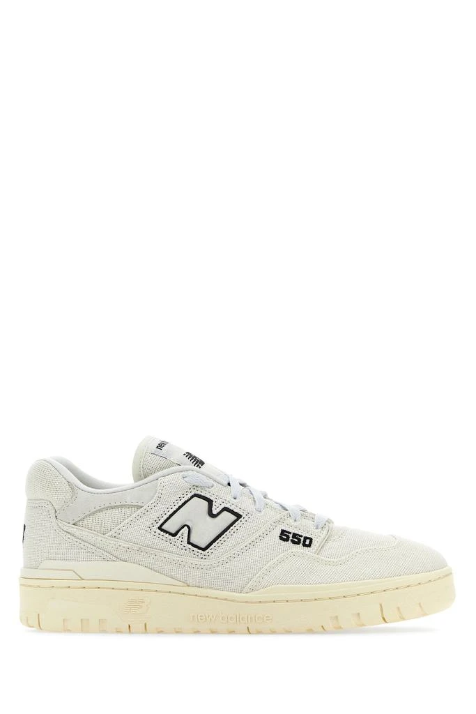 New Balance Ivory canvas 550 sneakers 1