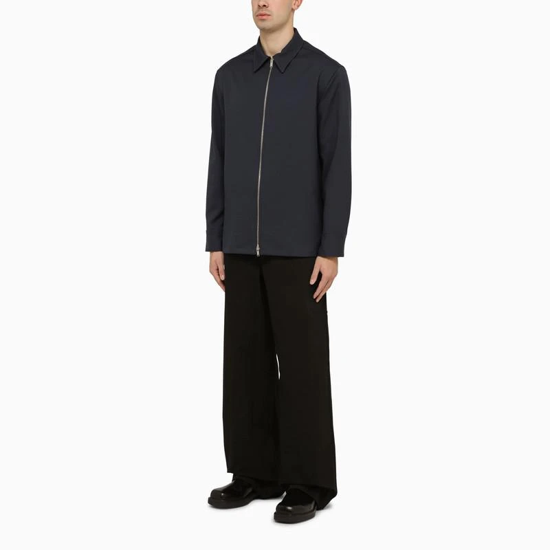 Jil Sander  BLUE SHIRT JACKET WITH ZIP 2